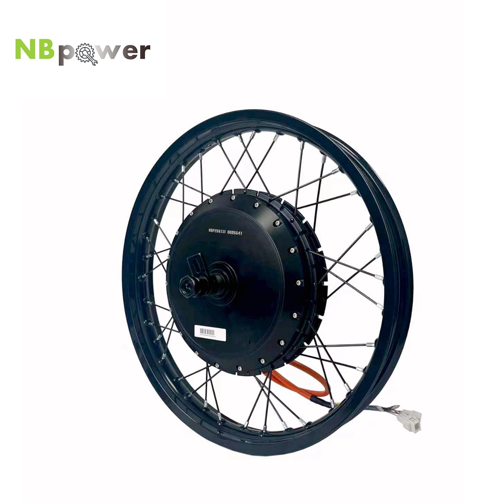 72V 8000W Brushless Hub Motor - محرك خلفي للدراجات الكهربائية من نوع