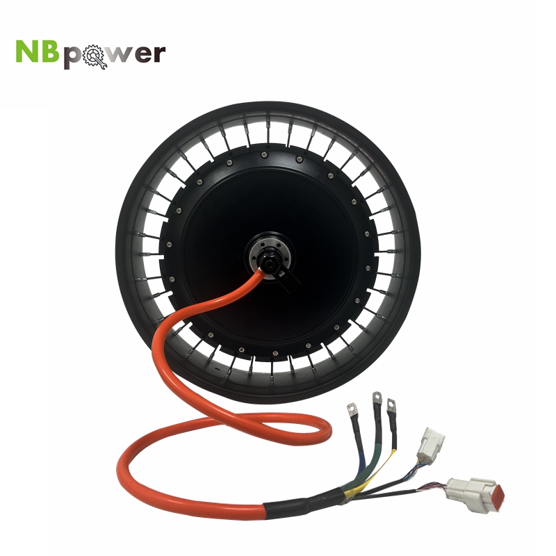 72V 8000W Brushless Hub Motor - NBpower/QS273 40H 20x4/24x4/26x4 تصنيف 72 فولت