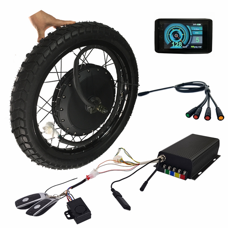 طقم دراجة كهربائية QS 273 V3 7 - مراجعة 72V 8000W Brushless Hub Motor وسعره