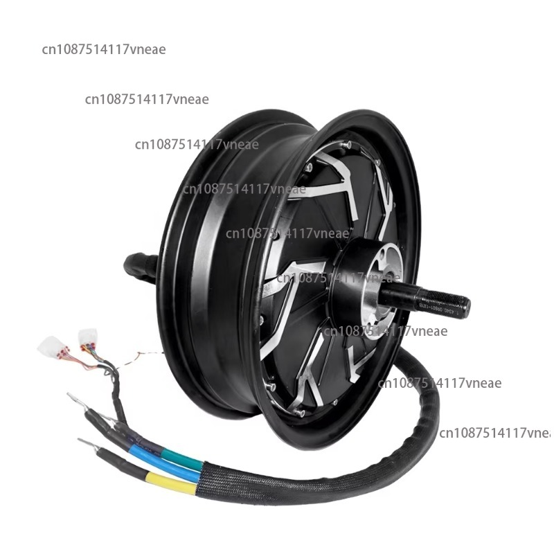 محرك 12000 واط 12x3.5 بوصة QS2 - مراجعة 12000W Electric Motorcycle Hub Motor وسعره